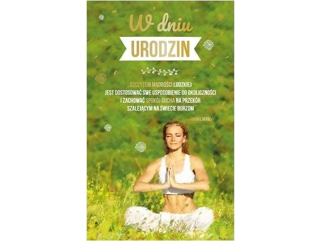 Ab Card Fødselsdagskort Ab Malowane - Til Damer, Meditation P21