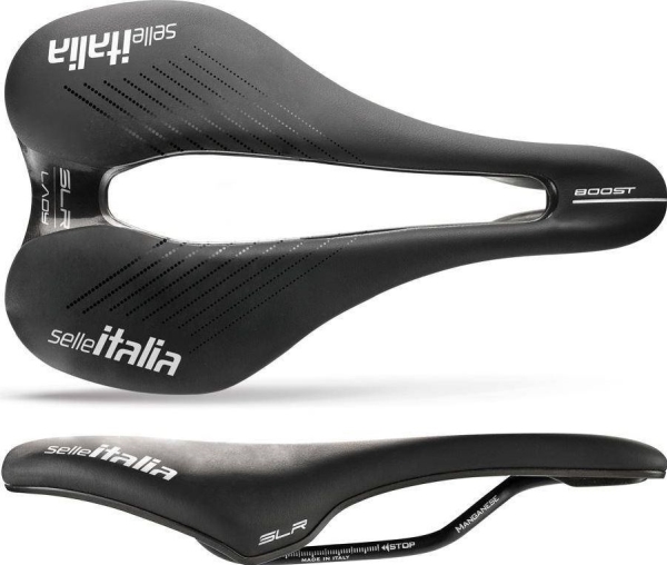 Selle Italia Siodło SELLE ITALIA SLR BOOST LADY SUPERFLOW L TM (id match - L3) manganese tube 7, fibra-tek, svart | Cykling - Hjul, däck och slangar - Hjul | GameStuff