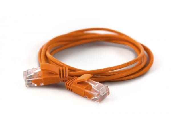 Wantec - Patchkabel - Rj-45 (Han) Til Rj-45 (Han) - 20 Cm - Cat 6A - Orange