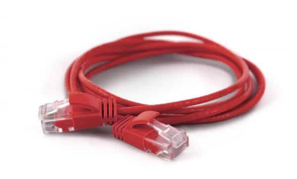 Wantec - Patchkabel - Rj-45 (Han) Til Rj-45 (Han) - 1 M - Cat 6A - Rød