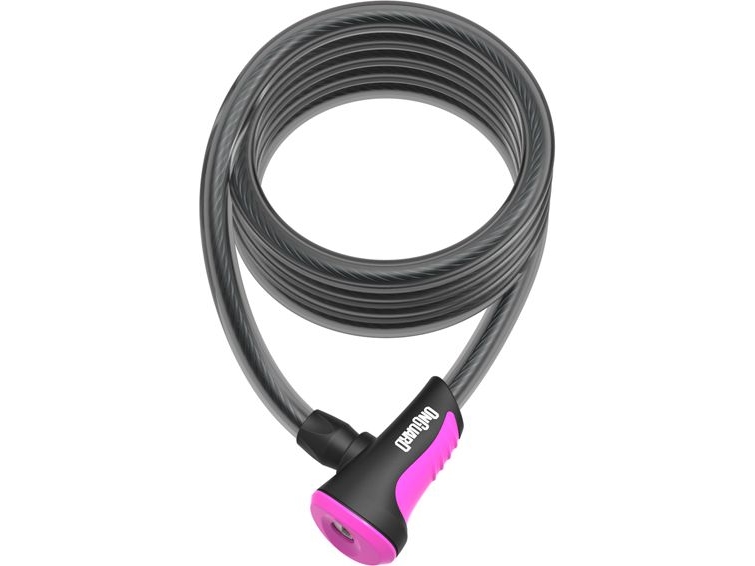 Onguard Bike Lock Rope Neon Pink 12X1800 Mm (8156Pn)