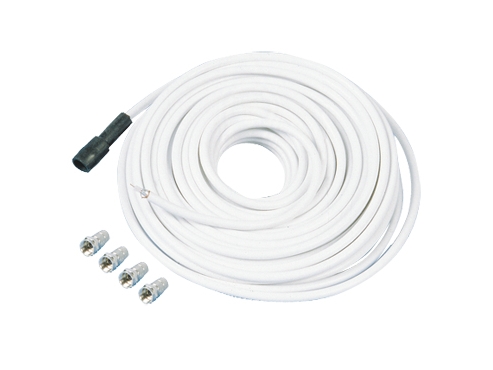 Telestar Skycable 100, Lige, Lige, 30 M, Hvid, 75 Ohm (O), Polyvinylchlorid (Pvc)