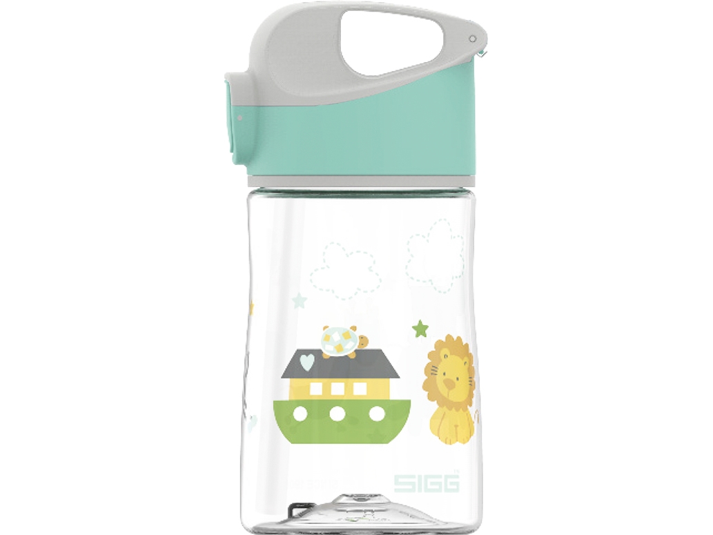 Sigg Miracle Jungle Friend, Tägliche Nutzung, 350 Ml, Tritan, Grün, Grau, Transparent, Junge/Mädchen, Muster