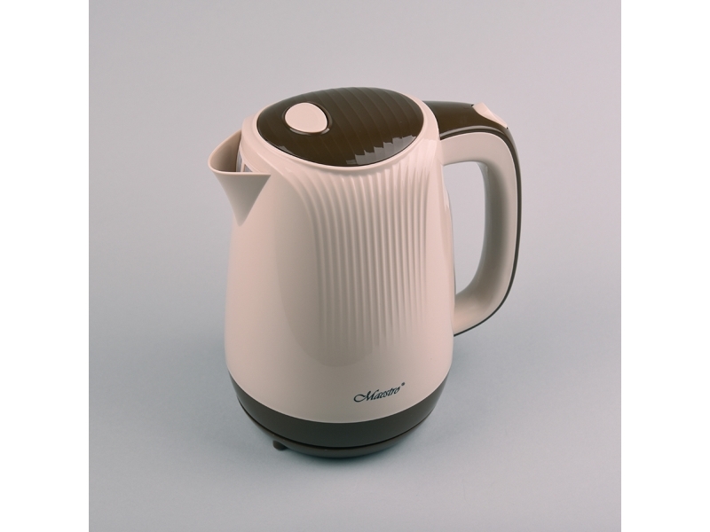Feel-Maestro Mr042 Beige Wasserkocher 1,7 L Beige, Braun 2200 W (Mr-042 Beige)