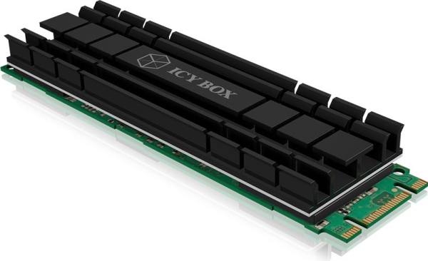 Icy Box Ib-M2hs-701 - Solid State Drive Kühlkörper - Schwarz (Ib-M2hs-701)