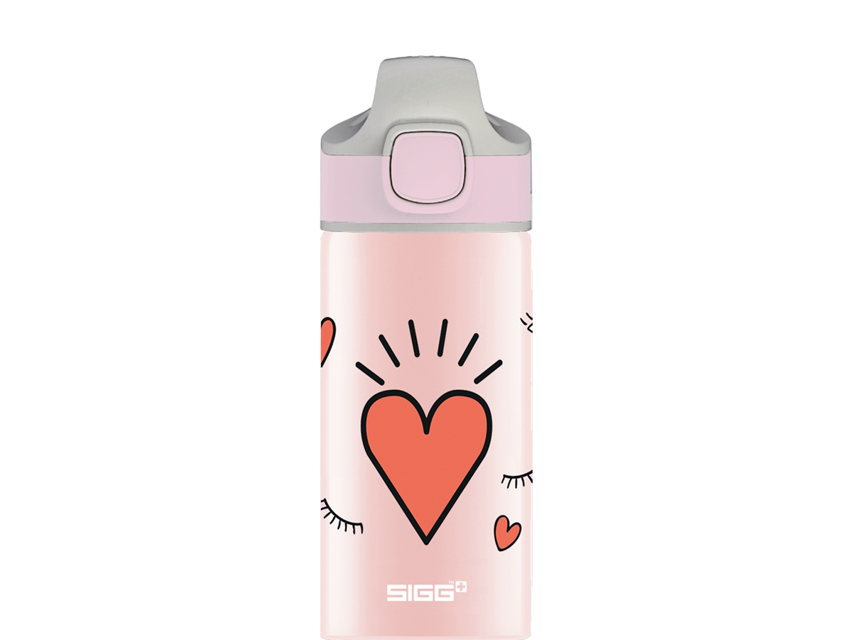 Sigg Miracle Girl, Tägliche Nutzung, 400 Ml, Aluminium, Pink, Mädchen, Muster