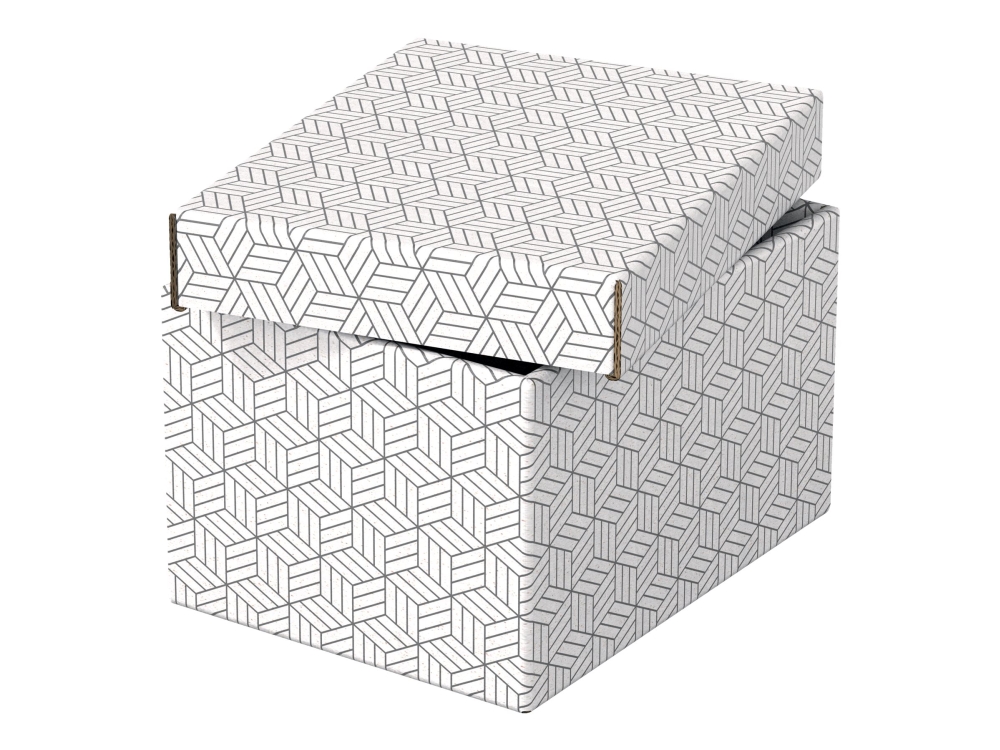 Esselte - Presentkartong - small - 25.5 cm x 20 cm x 15 cm - vit - paket med 3 | Arkivering - Arkiv box/mappar - Förvaringslåda | GameStuff