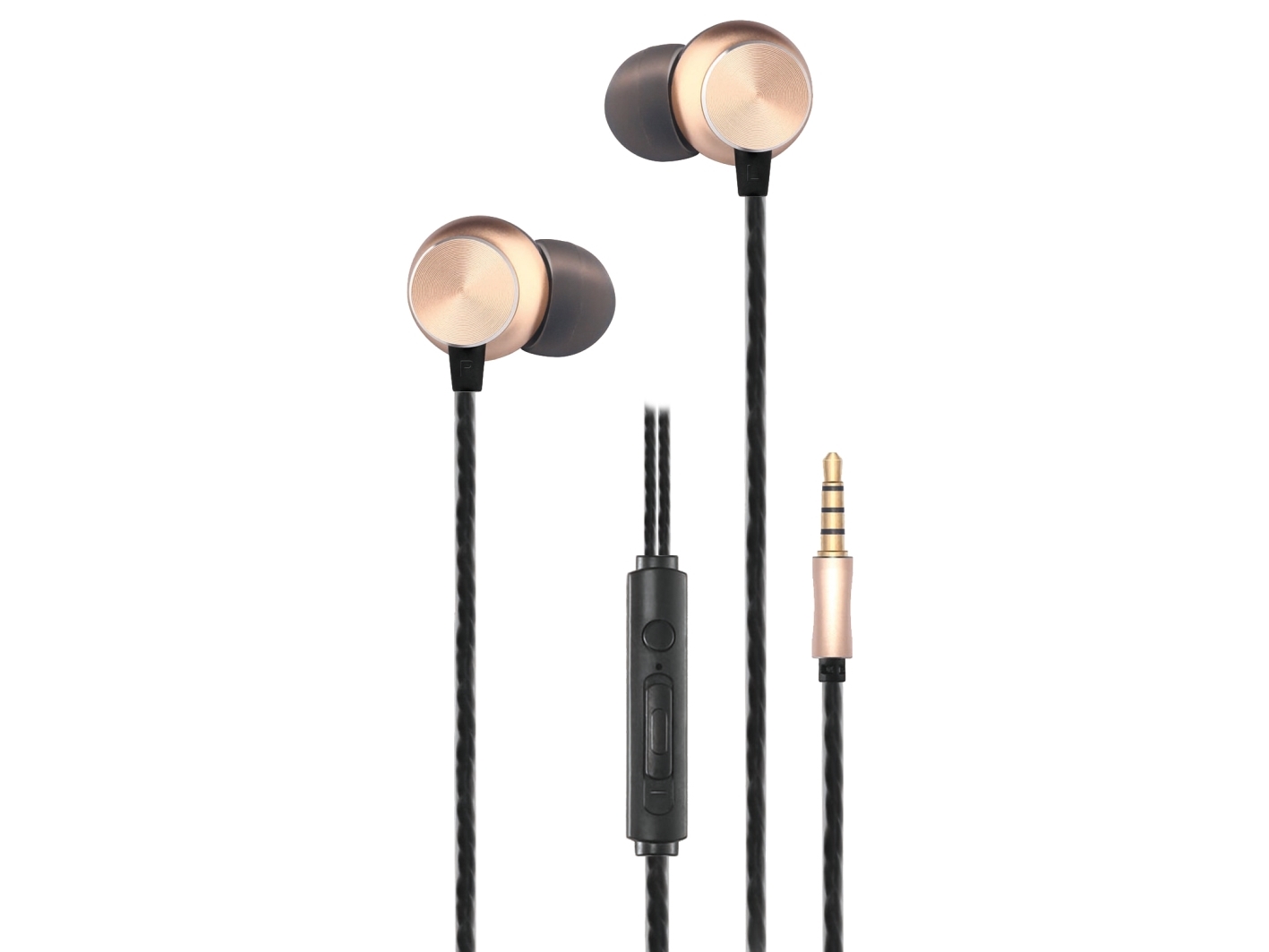 2Go 795962, Ledningsført, Opkald/Musik, Headset, Guld