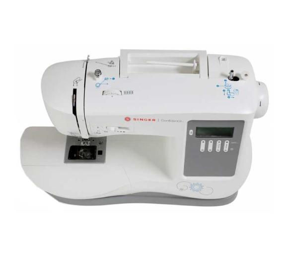 Singer Confidence 7640 Nähmaschine Stichzahl 200, Knopflöcher 8, Weiß