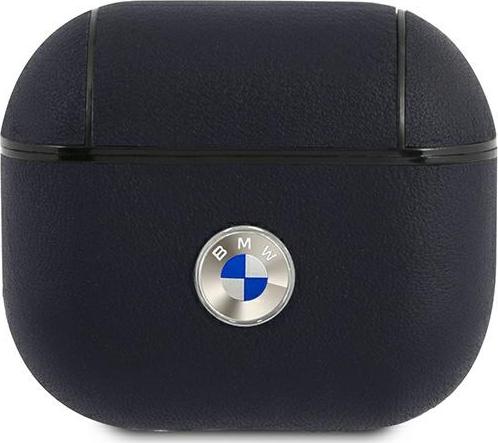 Bmw Schutzhülle Echtleder Für Airpods 3 Dunkelblau