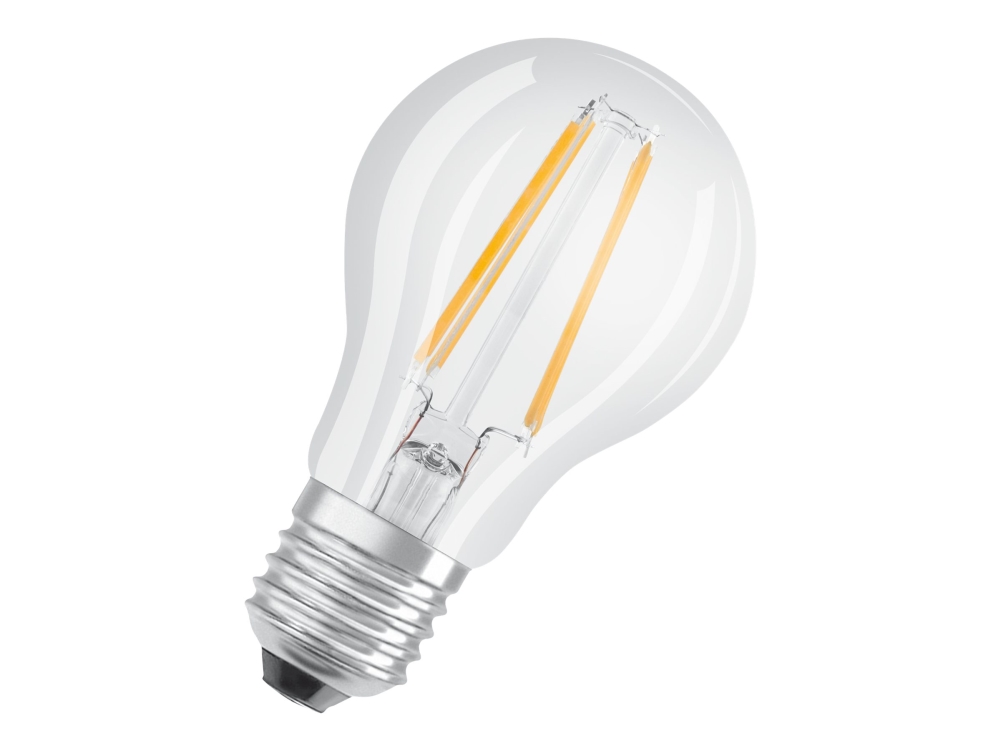 OSRAM LED SUPERSTAR - LED-filament-lyspære - A60 - klar finish - E27 - 6.5 W 60 W) - klasse E varmt hvidt lys - 2700 K