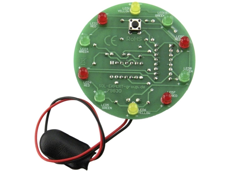 Sol Expert 79830 lödbyggsats elektroniskt lyckohjul | Leksaker - Vetenskap & Upptäckt - Grön energi | GameStuff