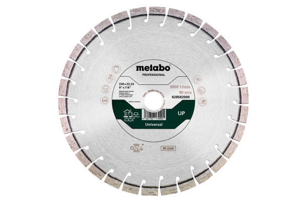 Metabo 628562000, Beton, Sandsten, 23 Cm, 2,22 Cm, 6600 Rpm, Metabo, 1 Stk