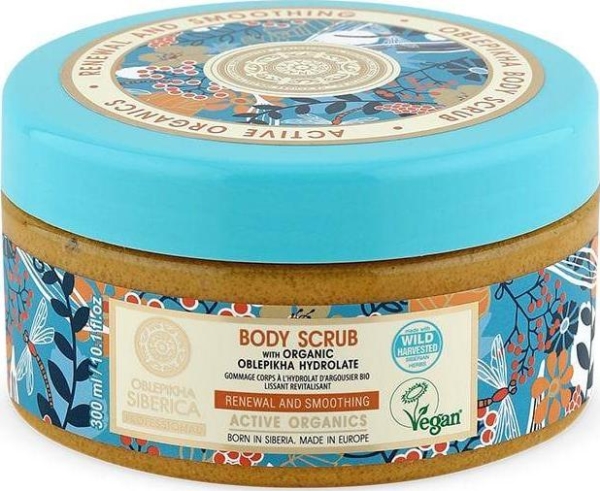 Siberica Professional_Oblepikha Sugar Body Scrub Regenerating And Smoothing Body Scrub 300Ml