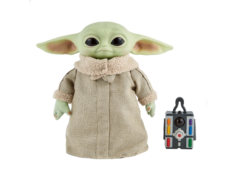 Star Wars The Mandalorian The Child Real Moves pehmolelu, 3 vuosi/vuosia, Interaktiivinen, Tuottaa ääntä, AAA