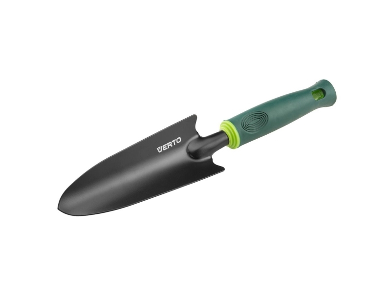 Verto 15G406, Gartenkelle, Stahl, Schwarz, Grün, Ergonomisch, Anti-Rutsch-Griff, Monochromatisch, 350 Mm