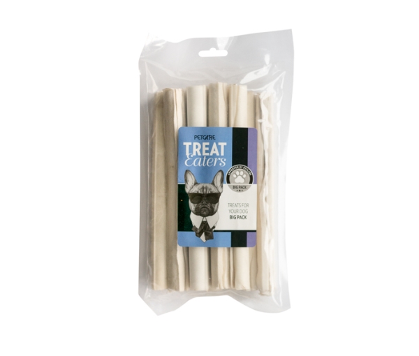 Pressed sticks White 20x2 cm. 10 pcs | Sällskapsdjur - Hund - Hundgodis | GameStuff