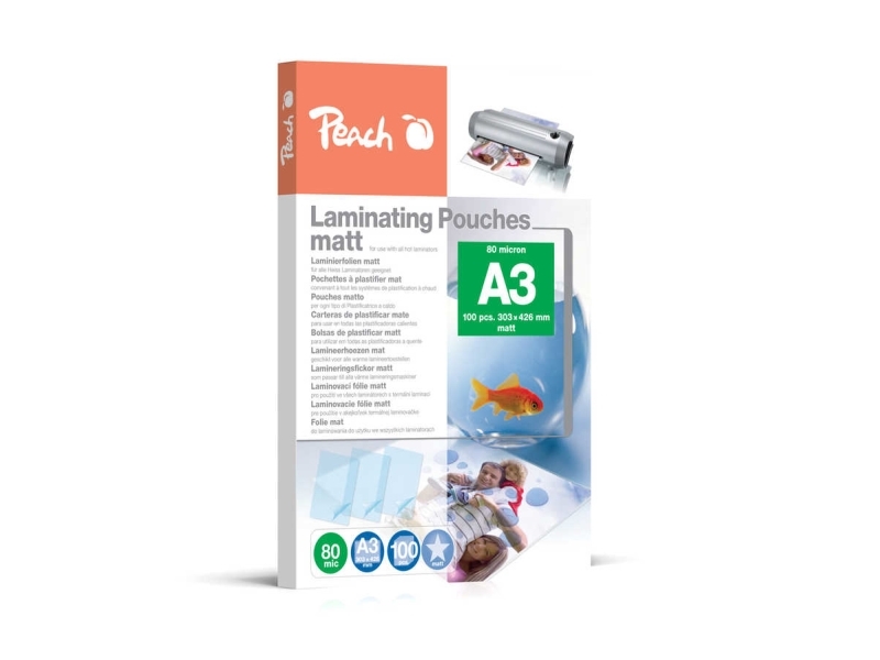 Peach S-Pp580-15, Transparent, Matt, A3, Thermodruck, 0,08 Mm, 100 Stück(E)