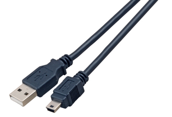 Efb Elektronik K5250sw.1V2, 1 M, Usb A, Mini-Usb B, Usb 2.0, 0,48 Gbit/Sek., Sort