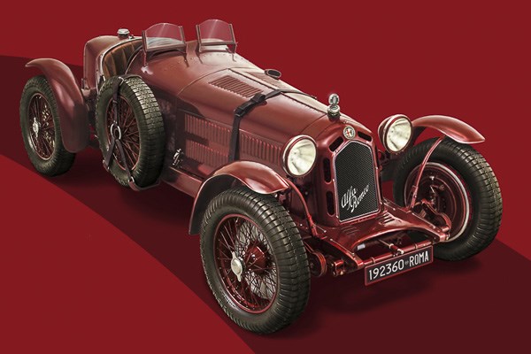 Italeri Alfa Romeo 8C 2300 Roadster, Roadster-Modell, Montagesatz, 1:12, Alfa Romeo 8C 2300, Unisex, Chrom, Nylon, Kunststoff, Gummi