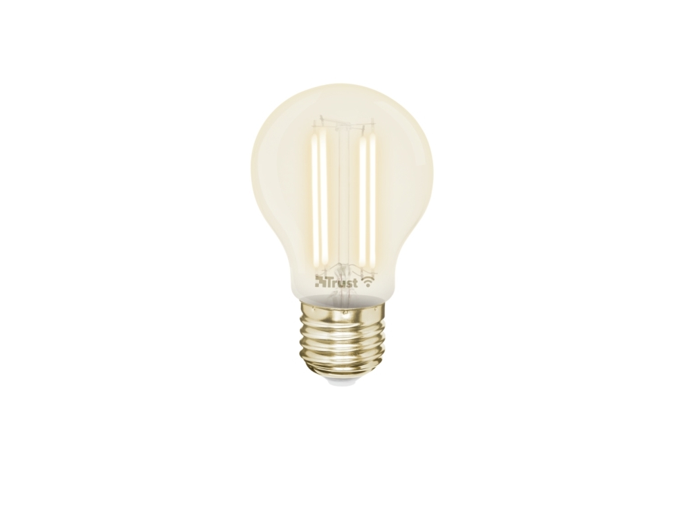 Trust 71287, Intelligente Glühbirne, Metallisch, Transparent, Wlan, Led, E27, Multi