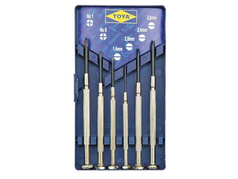 Vorel Präzisionsschraubendreher Pl 1,4-3 Mm Ph0 Ph1, 6-Tlg. (64310)