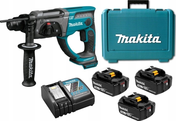 Makita Bohrhammer Mit Schmiedeoption 18V 3X5.0Ah 1.9J Dhr202rte3