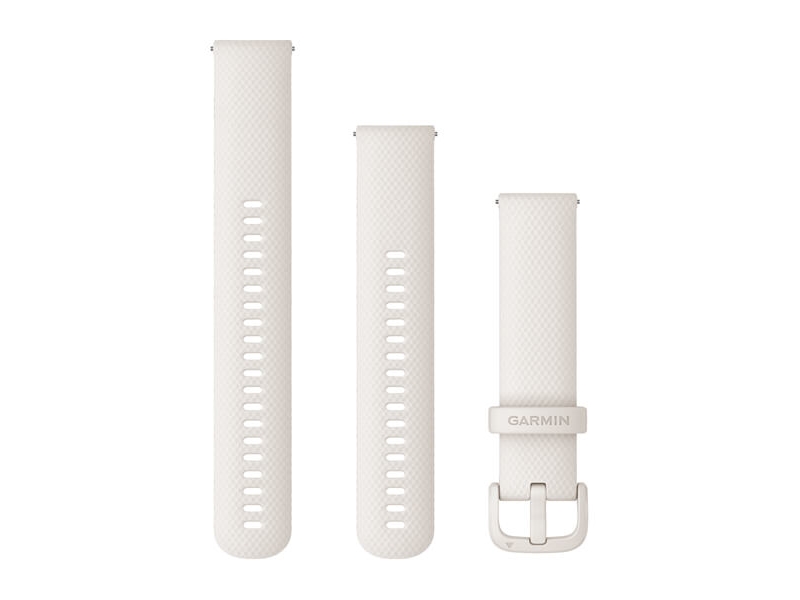 Quick Release 20 Silikon-Armband (Misty White/Misty White Schnalle) (010-12924-80)