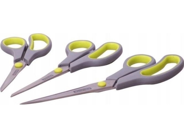 Kamille Schere 3 Stück (14Cm + 17Cm + 21.5Cm) Kamille Km-5187