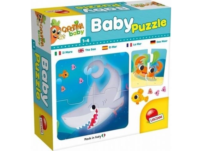 Lisciani Carotina Baby Puzzle Meerestiere 80069 Lisciani