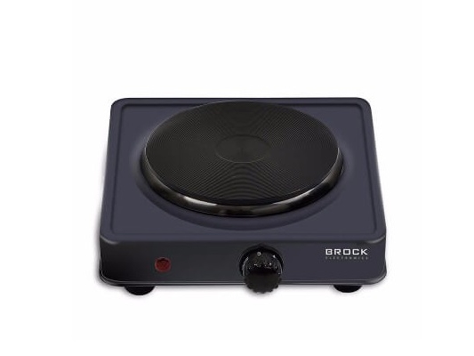 Brock Electronics EP 100 BK, Svart, Bänkdiskmaskin, 1 zone(s), 1 zone(s), Rund, Elektrisk | Vitvaror - Spishäll - Fristående hällar | GameStuff