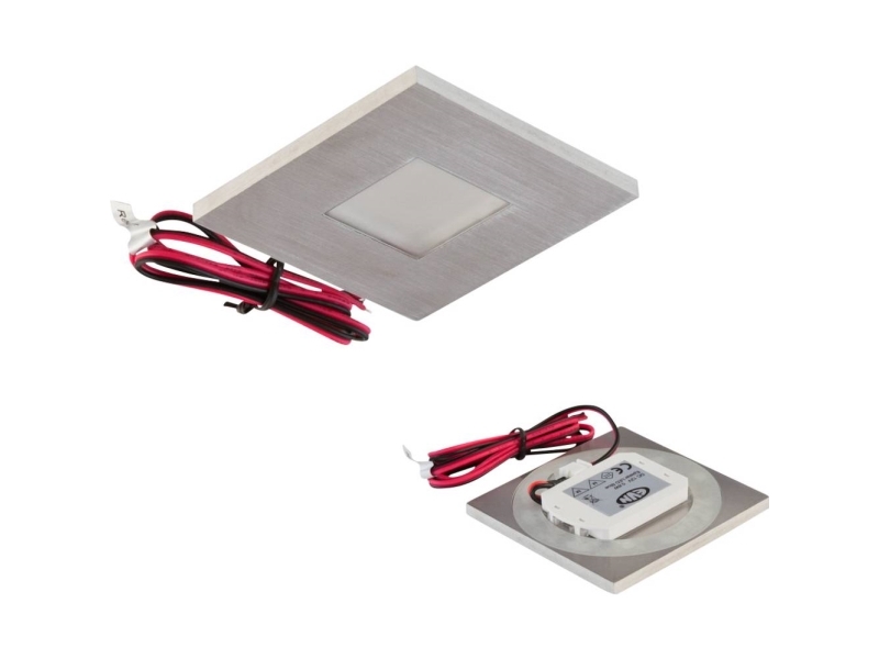 EVN LQ4602 LQ4602 LED-væglampe til indbygning LED (RGB) LED indbygget 0.6 W Rustfrit stål