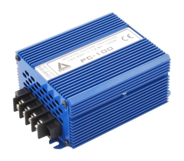 Azo Digital 10÷30 Vdc / 13.8 Vdc Pc-100-12V 100W Spændingsomformer Galvanisk Isolation, Ip21