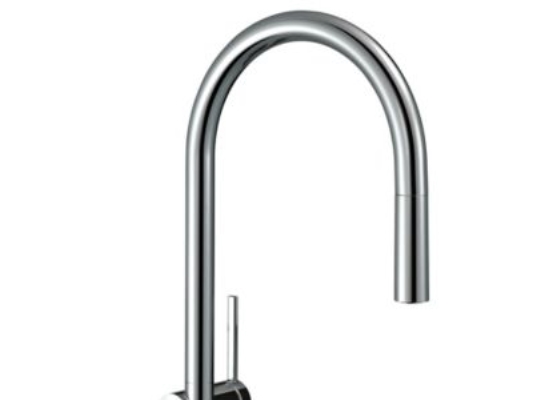 Hg Talis M54 Küchenarmatur 210 - 1Strahlig, Mit Ausziehbarem, Verchromtem C-Auslauf