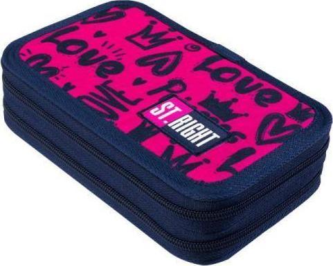 Majewski Pencil Case Double Pencil Case With Accessories Stright Pc-04 Love Majewski
