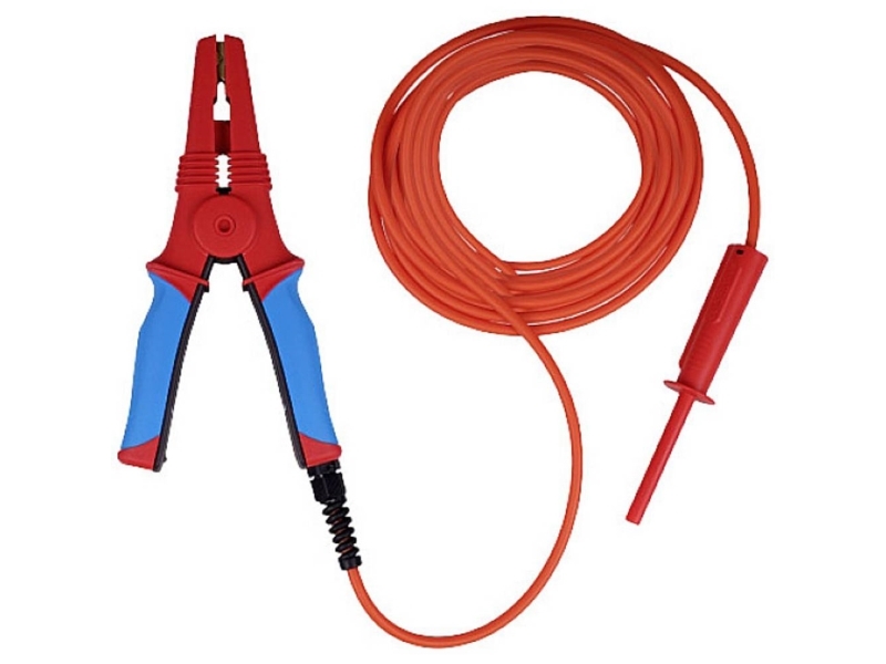 Metrel A 1639 RED 10M Krokodilleklemme Rødblå