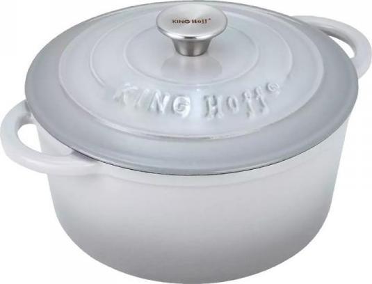 King Hoff Puodas Ketaus puodas su dangčiu, 24 cm skersmens, 4 l, pilkas, „Kinghoff“
