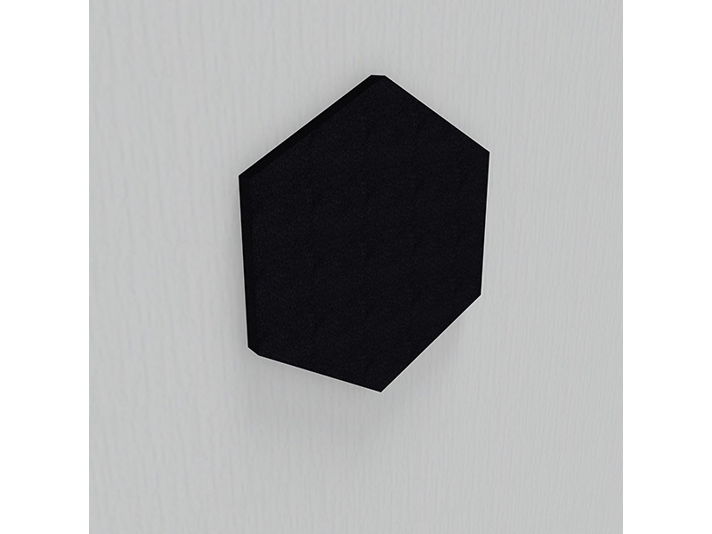 Lydabsorbent Honey EcoSUND, 600x520x20 mm Sort, tekstil lamineret | Möbler - Tillbehör - Ergonomisk tillbehör | GameStuff