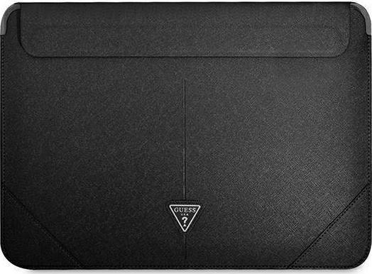 Guess Saffiano Triangle Logo Case Für Einen 14"-Laptop - Schwarz