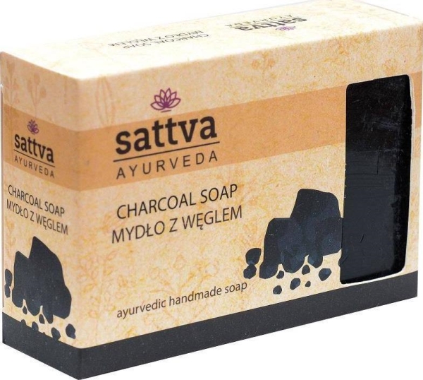 Sattva_Body Soap Indian Charcoal Soap 125G