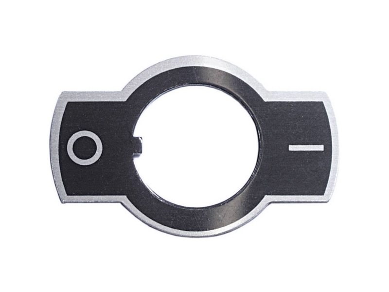 Apem U1050 Signage Druckmotiv 0/I Schwarz 1 Stück