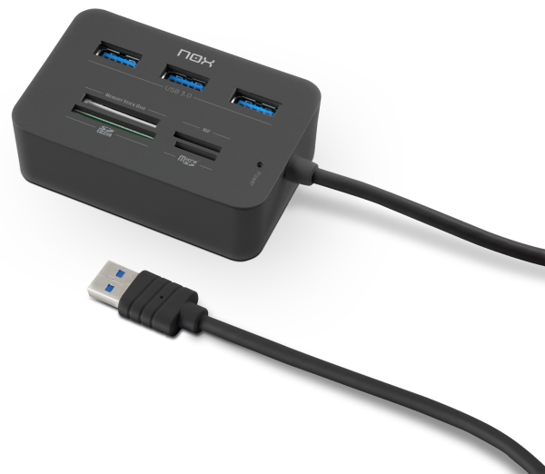 Nox Lite - Kortlæser - 2-I-1 - Usb 3.0/Usb-C