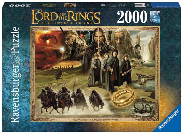 Ravensburger Lord Of The Rings: The Fellowship Of The Ring 2000 Styck Tv/film 14 År