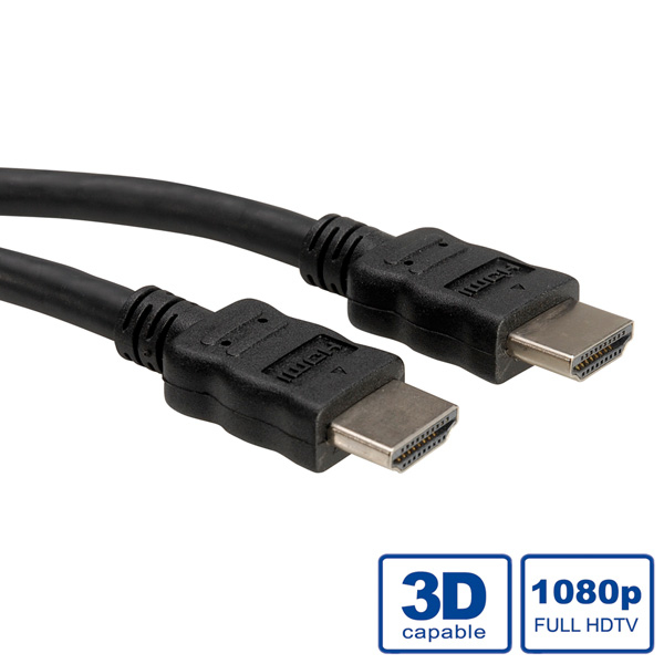 Secomp Monitorkabel Hdmi High Speed, St-St 2,0M, 2 M, Hdmi Typ A (Standard), Hdmi Typ A (Standard), Schwarz