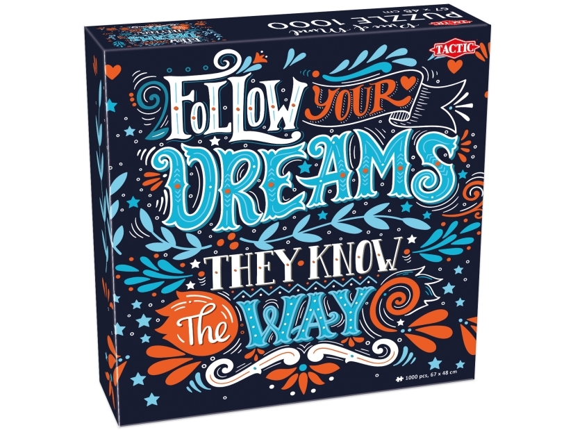Tactic Follow Your Dreams 1000 Pcs, 1000 Stück(E), Kunst, 9 Jahr(E)