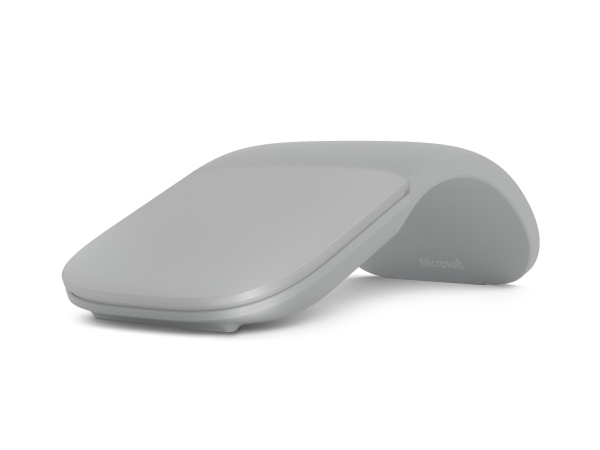 Microsoft Surface Arc Mouse, Ambidextrous, Bluetrack, Bluetooth, 1000 Dpi, Grå
