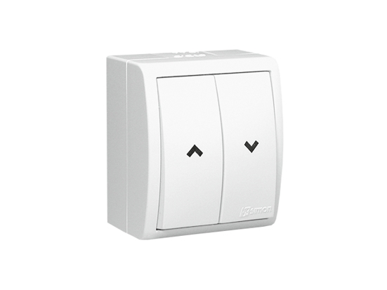 Kontakt-Simon AQZ1/11, Trykknapkontakt, Plast, Hvid, IP54, 250 V, 60 mm