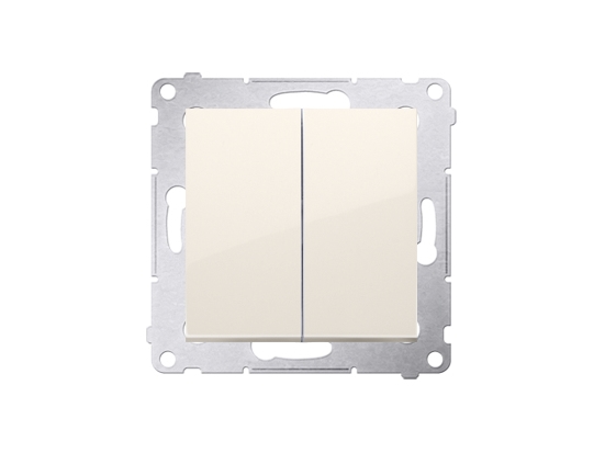 Kontakt-Simon DW5A.01/41, Plast, Hvid, IP20, IP44, 250 V, 16 A, 75 mm