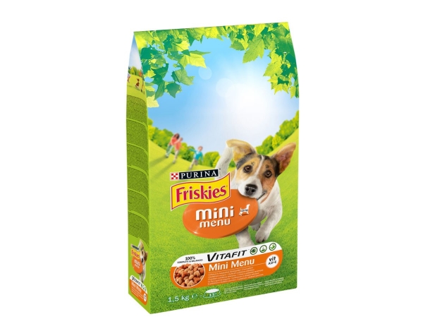 Purina 7613034230485, Universel, Mini (5 - 10Kg), Kylling, Grøntsag, 1,5 Kg