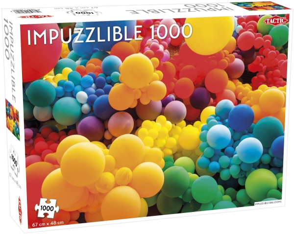 Tactic Impuzzlible Balloons 1000 Pcs, 1000 Stk, Kunst, 9 År